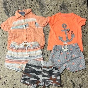 3M shorts and shirts.  No stains. Perfect condition.